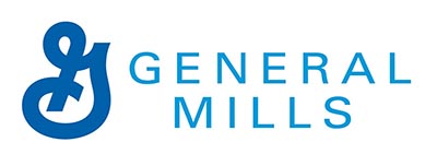 General Mills logo with blue text.