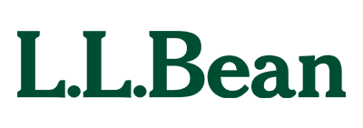L.L.Bean logo on black background.
